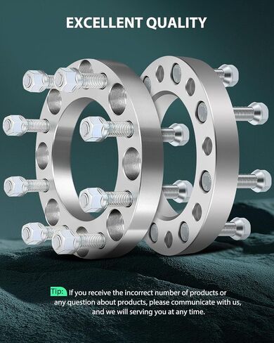SCITOO 4Pcs 8x170 Wheel Spacers 1 inch Studs 14x2 Bore 125mm Fit for Ford for F-350 Super Duty 1999-2016, for Ford for F-350 2011-2016, for Ford for F-250 Super Duty 1999-2016 in Saudi Arabia