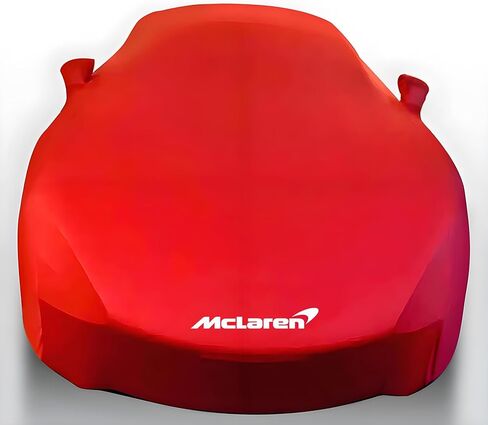 غطاء سيارة لسيارة McLaren 600LT Coupé 600 LT Coupe 2018 2019 2020 2021، غطاء سيارة كامل من القطن المطاطي لحماية مخصصة، غطاء تلقائي داخلي ناعم ومسامي، أسود قياسي in Kuwait