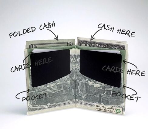 mighty wallet LA Ocean Tyvek Wallet | Paper Wallet | minimalist wallet in Kuwait