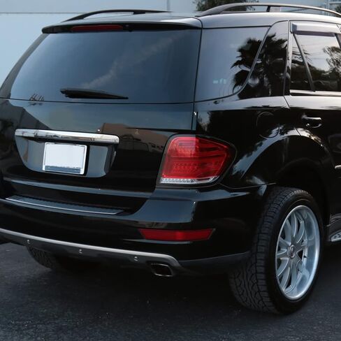 SPEC-D TUNING Black LED Bar Tail Lights Compatible with 2006-2011 Mercedes-Benz W164 ML-Class, Left + Right Pair Assembly in Saudi Arabia
