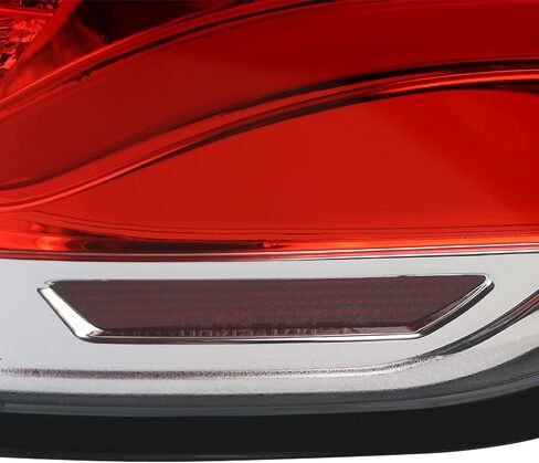 SPEC-D TUNING Black LED Bar Tail Lights Compatible with 2006-2011 Mercedes-Benz W164 ML-Class, Left + Right Pair Assembly in Saudi Arabia