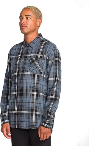 Volcom Mens Loreto Long Sleeve Flannel Shirt – Ultra-Soft Brushed Cotton Plaid Button Down in Saudi Arabia