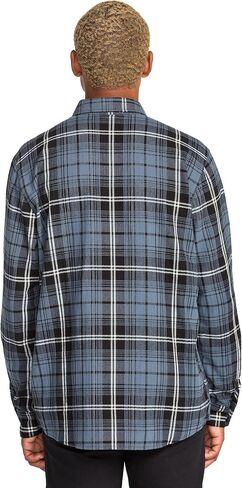 Volcom Mens Loreto Long Sleeve Flannel Shirt – Ultra-Soft Brushed Cotton Plaid Button Down in Saudi Arabia
