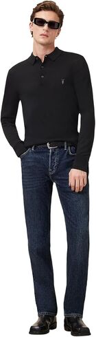 AllSaints Mens Mode Merino Ls Polo in Saudi Arabia