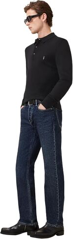 AllSaints Mens Mode Merino Ls Polo in Saudi Arabia