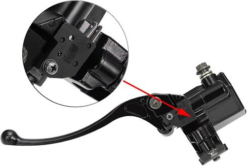 7/8" Motorcycle Front Right Side Hydraulic Brake Master Cylinder, Replacement for Honda TRX250 TRX300 TRX350 TRX400 TRX450, Replacement for Honda Foreman Rubicon 500 2001-2016 in Saudi Arabia