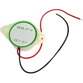 2PCS SFM-27 Active Buzzer High-Decibel DC 3-24V 12V 95DB Electronic Buzzers Beep Alarm Intermittent in Saudi Arabia