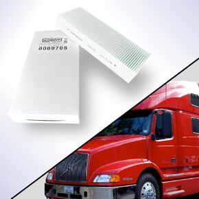 AMPLER'S Cabin Air Filter replacement for Volvo VNL Truck Cabin Air Filter part nr: 8089705 - Volvo VNL VN 770 660 610: 1998-2003, VNM WCA WG WIA - Repl.: PA3986, AF26435, P606960, CAF24002, PA3986 in Saudi Arabia