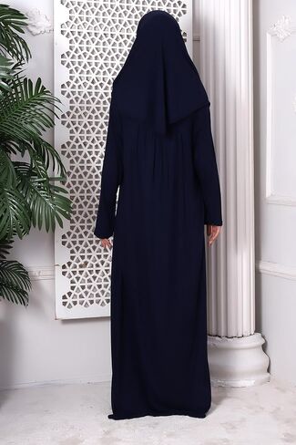 ihvan online فساتين إسلامية للنساء، فستان صلاة، عباية إسلامية مع حجاب، فستان إسلامي قطعة واحدة بأكمام طويلة in Saudi Arabia