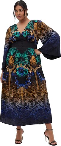 City Chic Women's Plus Size Dress - Ayanna Decadence Maxi in Saudi Arabia
