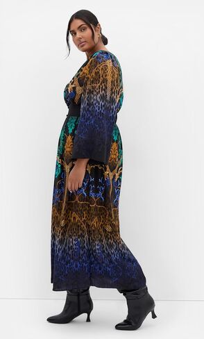 City Chic Women's Plus Size Dress - Ayanna Decadence Maxi in Saudi Arabia