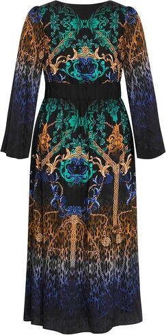 City Chic Women's Plus Size Dress - Ayanna Decadence Maxi in Saudi Arabia