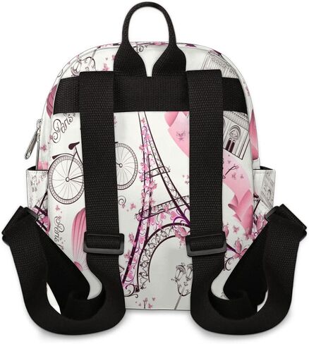 Mini Backpack Purse for Women Girls, Colorful Dog Cat Paw Print Small Backpack Paw Print Lightweight Casual Travel Bag Daypack for Teens Kids School Adult in Saudi Arabia