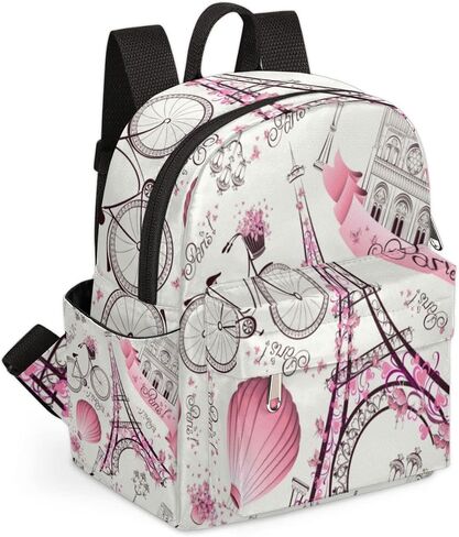 Mini Backpack Purse for Women Girls, Colorful Dog Cat Paw Print Small Backpack Paw Print Lightweight Casual Travel Bag Daypack for Teens Kids School Adult in Saudi Arabia