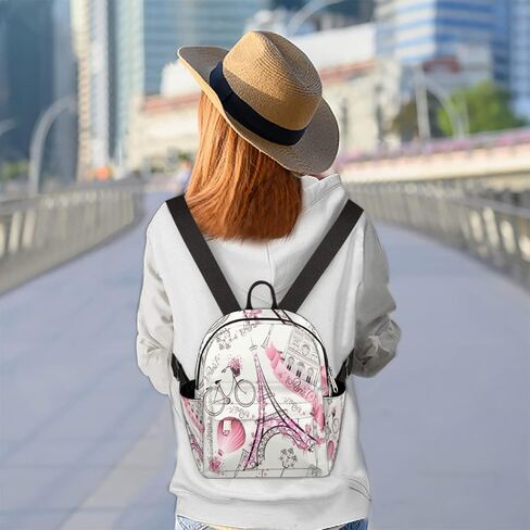 Mini Backpack Purse for Women Girls, Colorful Dog Cat Paw Print Small Backpack Paw Print Lightweight Casual Travel Bag Daypack for Teens Kids School Adult in Saudi Arabia