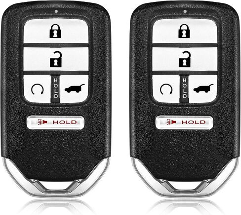 2 Keylessbest Replacement for 2017 2018 2019 2020 Honda Pilot CR-V EX-L Elite Touring Key Fob Remote Control KR5V2X V44 5 Buttons 433MHz in Saudi Arabia