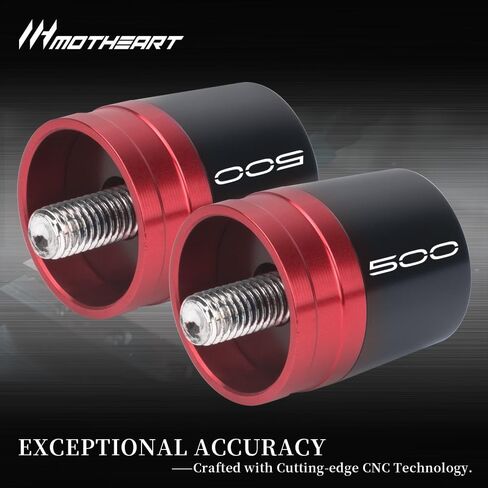 Motorcycle Bar End Sliders For Z500 2024-2025 Handlebar End Crash Protectors CNC Aluminum Handlebar Weights z500 Accessories (Red) in Saudi Arabia