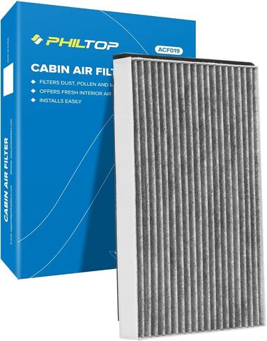 PHILTOP Cabin Air Filter, ACF006 (CF10709) Replacement for Accent, Tucson, Genesis Coupe, Rio, Sportage, Forte Cabin Filter, Includes Activated Carbon in Saudi Arabia
