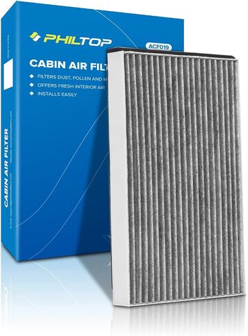 PHILTOP Cabin Air Filter, ACF006 (CF10709) Replacement for Accent, Tucson, Genesis Coupe, Rio, Sportage, Forte Cabin Filter, Includes Activated Carbon in Saudi Arabia