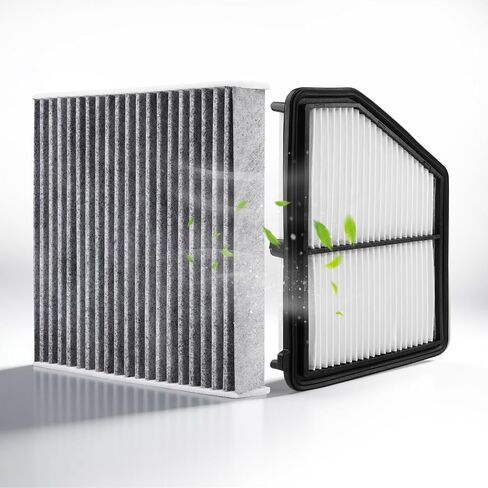 Engine & Cabin Air Filter for Honda Civic 2016-2026 2.0L, HR-V 2023-2026 HRV 2.0L (Not Fit Civic Hatchback) Air filter for Car Replacement CF11182 CA12051 Automotive Accessories- 2 Pack in Saudi Arabia