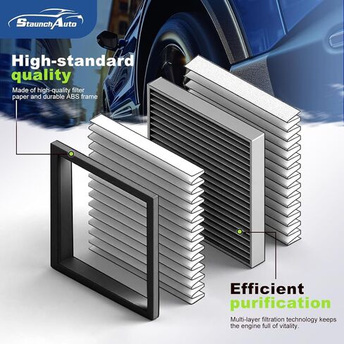 Engine & Cabin Air Filter for Honda Civic 2016-2026 2.0L, HR-V 2023-2026 HRV 2.0L (Not Fit Civic Hatchback) Air filter for Car Replacement CF11182 CA12051 Automotive Accessories- 2 Pack in Saudi Arabia