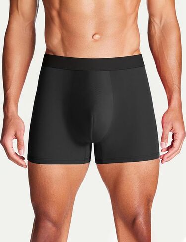 3 Pack Mens Trunk Underwear Low Rise Panties Comfy Breathable Underpant Stretch Soft Boxer Briefs in Saudi Arabia