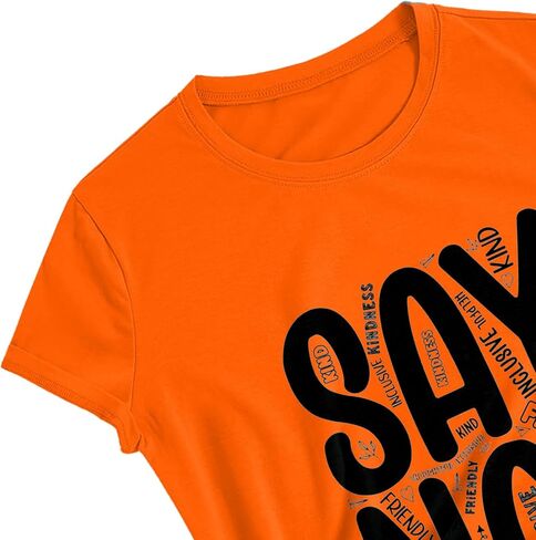 Be Kind Womens Tshirt Casual Inspirational Shirt Unity Day Orange Shirts Kindness Teacher Tee Tops in Saudi Arabia