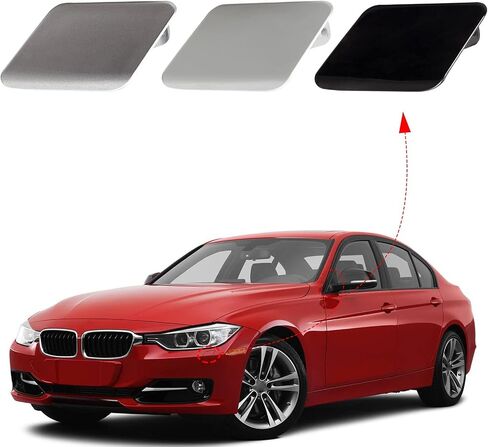 غطاء غطاء غسالة المصباح الأمامي للمصد الأمامي مناسب لسيارات BMW F30 F31 3 Series 320i 328i 335i 2012 2013 2014 2015 51117293031 51117293032 (أسود، جانب السائق الأيسر) in Kuwait