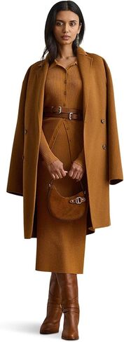 Lauren Ralph Lauren Women's Rib-Knit Long-Sleeve Polo Cardigan in Saudi Arabia