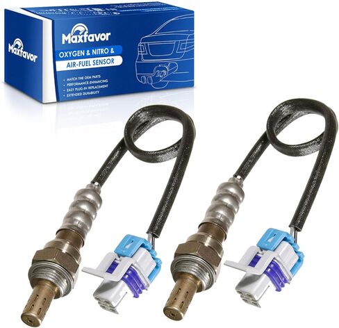 Maxfavor 2Pcs Downstream Oxygen Sensor O2 Sensor Fit For Chevy 2007 2006 2005 Corvette 6.0L 2004 2003 Ssr Trailblazer Ext 2004 2003 Gmc Envoy XL Isuzu Ascender 5.3L 02 Sensor 234-4647 in Saudi Arabia