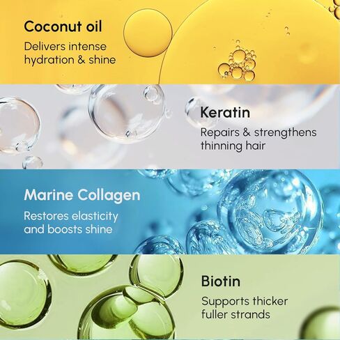 Maree Hair Mask للشعر التالف - مكيف علاج الكيراتين - قناع تكييف عميق للغاية ، ترطيب وإصلاح ، Keratina Mascarilla Para El Cabello in Kuwait