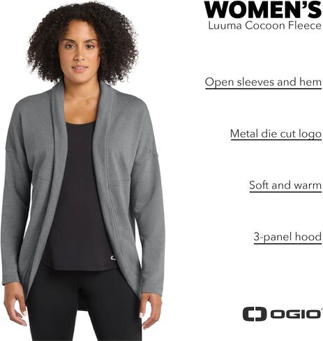 صوف لووما كوكون النسائي من OGIO | سترة دافئة ومريحة، طبقة طويلة الأكمام للملابس الكاجوال والسفر in Saudi Arabia