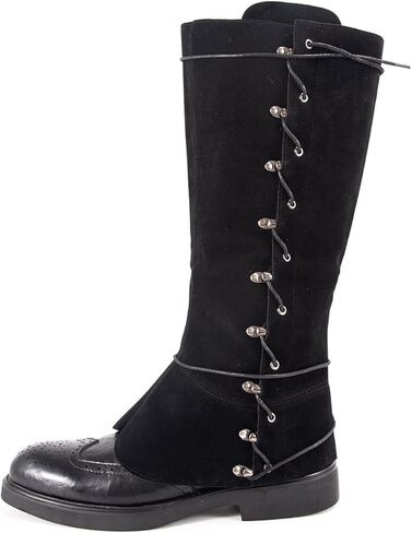تغطي أحذية Degpum Pirate Boots أحذية عصر النهضة في العصور الوسطى تغطي أغطية التمهيد الفرسان لأزياء الهالوين in Kuwait