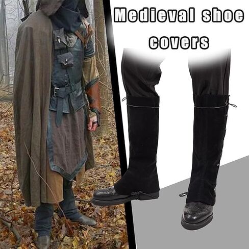 تغطي أحذية Degpum Pirate Boots أحذية عصر النهضة في العصور الوسطى تغطي أغطية التمهيد الفرسان لأزياء الهالوين in Kuwait