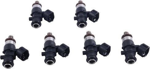 6 Pcs Fuel Injectors 6AW-13761-00-00 Compatible with Yamaha Outboard 200HP 225HP 250HP 300HP in Saudi Arabia