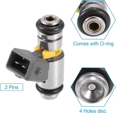 X AUTOHAUX 4 Pcs IWP157 50102702 Fuel Injector for Fiat Doblo Palio Siena 1.8L 2006 in Saudi Arabia