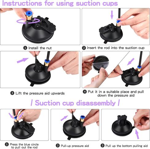 Soarer 4-in-1 Interactive Cat Feather Toys,12Pcs Durable Fishing Pole Cat Feather Toy Replacements,Enhanced Suction Cup Cat Wand Toy,2 Types Door Hanging Cat String Toy for Indoor Kitten Cats in Kuwait