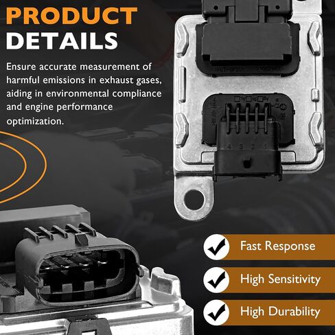 HQPASFY 22303390 NOx Sensor 5WK97367 Inlet Nitrogen Oxide Sensor Compatible with Volvo D11 D13 D16 VHD VN VNL VNM VT Mack CHU GU LEU MP7 MRU Replace# 21479638 102013 5WK9 7367 in Saudi Arabia