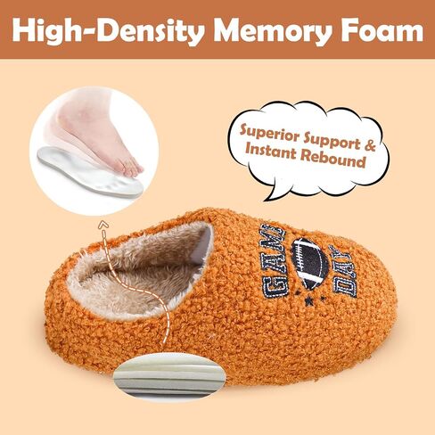 Boys Ball Sports Slippers, Soft Curly Plush House Shoes, Non-Slip Indoor Sports Fans Slipper, Cozy Warm Gift for Kids in Saudi Arabia