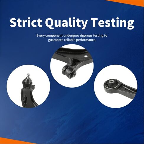 Front Suspension Kit Control Arm Compatible with 2011-2017 Honda Odyssey (All Models) | Replace# K622002, K622210, EV800909, ES800333 in Saudi Arabia