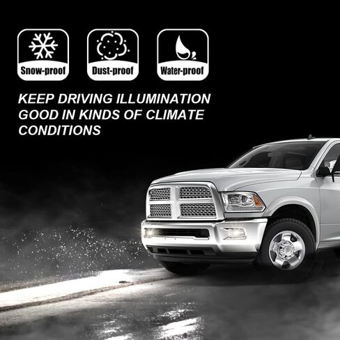 مصابيح الضباب PIT66 متوافقة مع دودج رام 1500 2009-2012/فيت دودج رام 2500 3500 2010-2018 يسار ويمين CH2594102، CH2595102، 55372734AB عدسات شفافة in Saudi Arabia