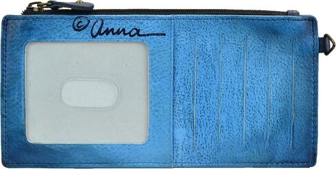Anna by Anuschka Organizer Wallet | Genuine Leather | Dreamy Peacock Dewberry,One Size in Saudi Arabia