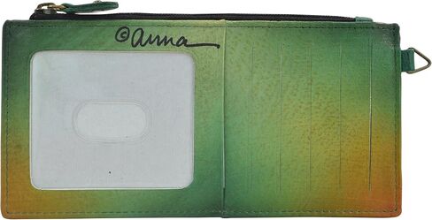 Anna by Anuschka Organizer Wallet | Genuine Leather | Dreamy Peacock Dewberry,One Size in Saudi Arabia
