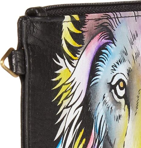 Anna by Anuschka Organizer Wallet | Genuine Leather | Dreamy Peacock Dewberry,One Size in Saudi Arabia
