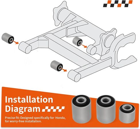 Swing Arm Bushing Kit For Honda Rancher Foreman 420 500 TRX420 TRX500 TM/TE/FE/FM/FA 2014-2024 in Saudi Arabia