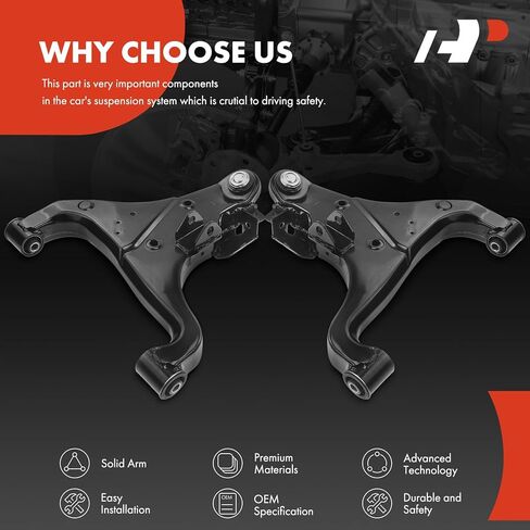 A-Premium 2 x Front Lower Control Arm with Ball Joint & Bushing, Compatible with Infiniti QX56 2004-2010 & Nissan Armada 2005-2015, Pathfinder Armada 2004, Titan 2004-2019 in Saudi Arabia