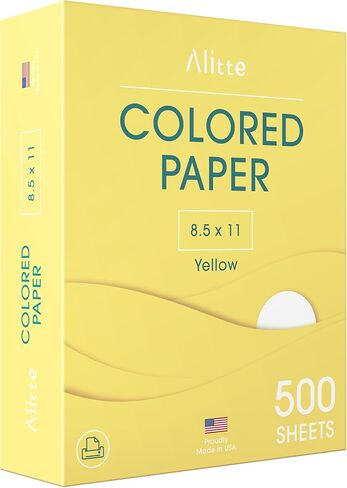 Colored Paper 8.5 x 11 - Copy Paper, 600-Pack Letter Size for Printer, Arts & Crafts, DIY Projects - Pink, Green, Blue, Yellow - School & Office Supplies - 150 Sheets Per Color in Kuwait