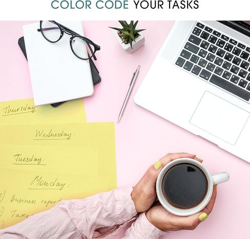 Colored Paper 8.5 x 11 - Copy Paper, 600-Pack Letter Size for Printer, Arts & Crafts, DIY Projects - Pink, Green, Blue, Yellow - School & Office Supplies - 150 Sheets Per Color in Kuwait