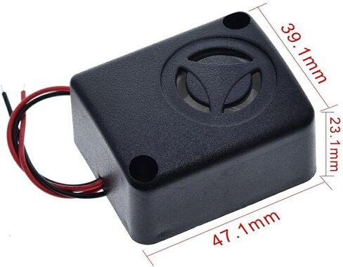 Anti-Theft Car Burglar Alarm 6/12/15V 120dB Active High Decibel Buzzer Safe Box Burglar Alarm QSI-4840 in Saudi Arabia