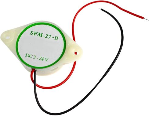 2PCS SFM-27 Active Buzzer High-Decibel DC 3-24V 12V 95DB Electronic Buzzers Beep Alarm Intermittent in Saudi Arabia